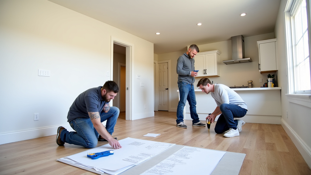 interior home remodeling illustration